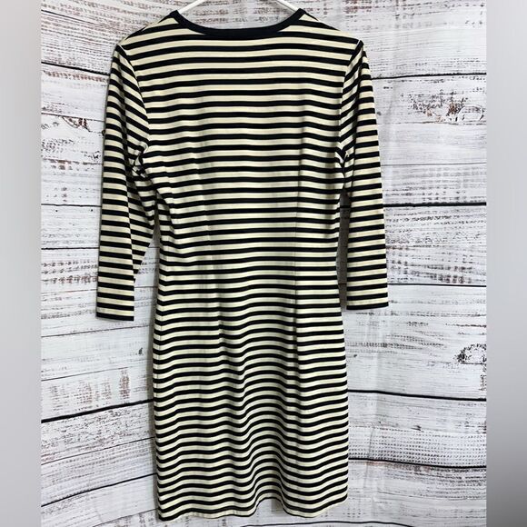 J. McLaughlin Dress Womens Sz S catalina cloth Shift Striped light Nylon Blend - Picture 4 of 9